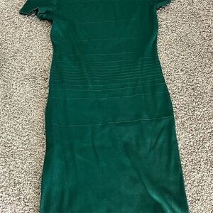 No Boundaries Women's A-line Knee Length Dress Green Size L​